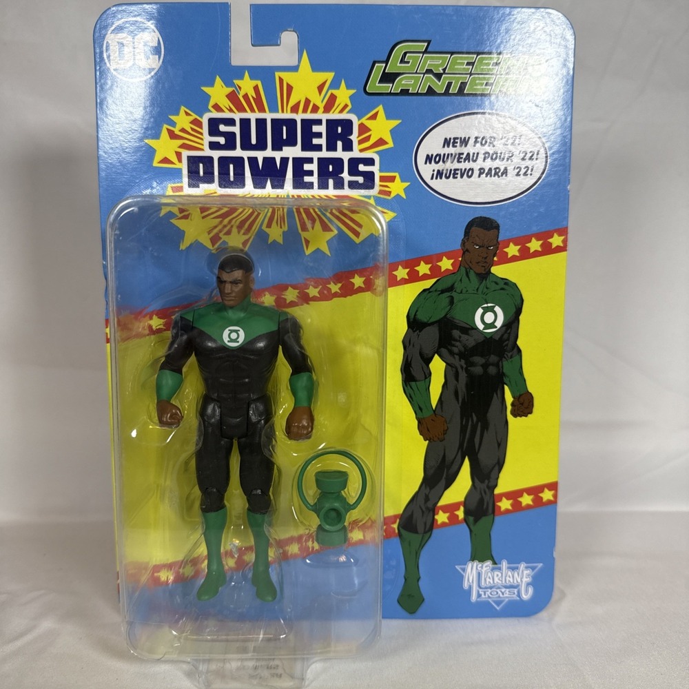 McFarlane Toys DC Super Powers John Stewart Green Lantern Action Figure 2022